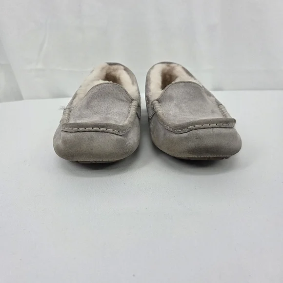 UGG Women's Tan Suede Slippers - Picture 4 of 10